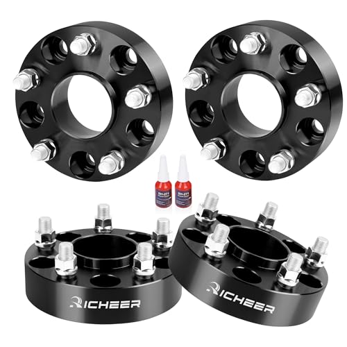 Richeer 1.5 inch 5x5 Hubcentric Wheel Spacers for 2018-2024 Wrangler JL - size: 1.5 inch M14x1.5