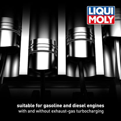 LIQUI MOLY MoS2 Antifriction SAE 10W-40 | 5 L | Part -synthetic engine oil | SKU: 2043 - size: 5 Liter