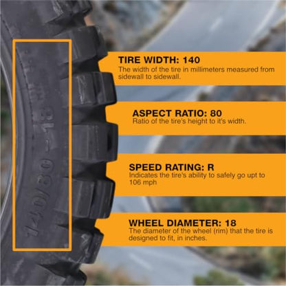 Continental TKC 80 Twinduro Front & Rear Tire Set 120/70-19 & 140/80-18 - size: 120/70-19, 140/80-18