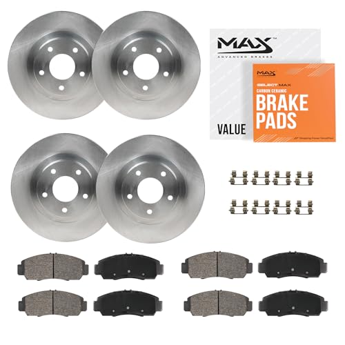 Max Advanced Brakes Front & Rear Brake Kit For Honda Civic - color: ValueMAX, size: KT1009