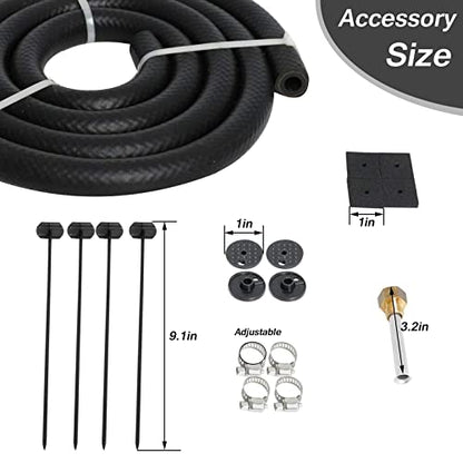 MAGQOO 8 Row Tube and Fin Transmission Cooler High Performance Universal Aluminium Oil Cooler Kit - size: 8 Row Cooler