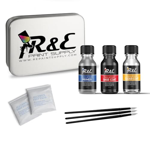 Automotive Paint for GM WA699F, Light Silver Metallic (Wheel Color), Touch Up Kit (Pack of 3) - style: Touch Up Kit (Pack of 3)