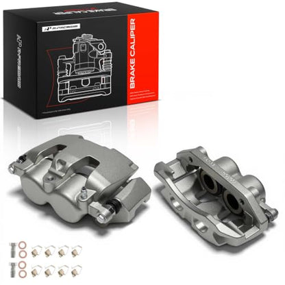 A-Premium Front Left and Right Side Disc Brake Caliper with Bracket