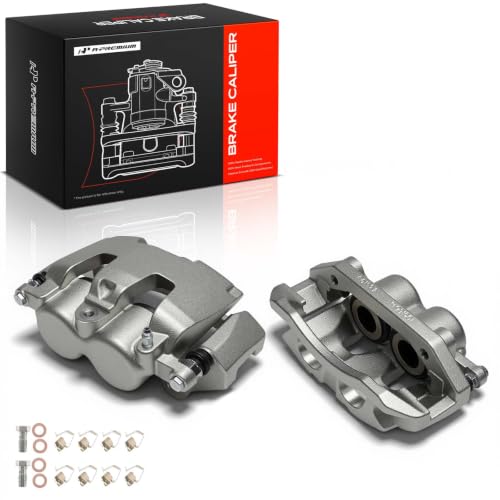 A-Premium Front Left and Right Side Disc Brake Caliper with Bracket