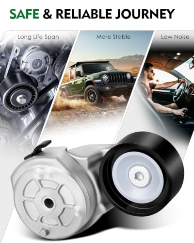 Belt Tensioner Assembly with Pulley For:-Dodge for:-Ram 2500 3500 - size: 38157