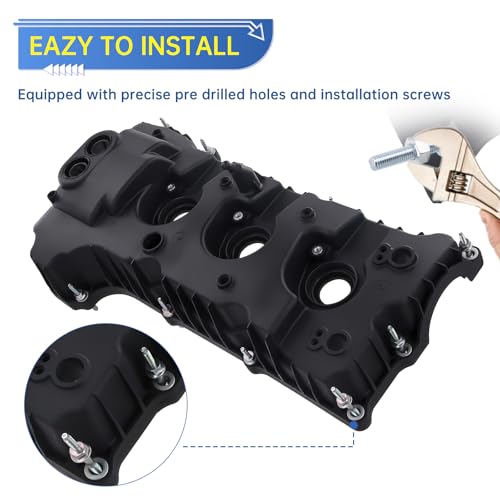 Engine Valve Covers Left Right Compatible with 2013-2019 Ford F-150 Expedition Transit Mark LT Navigator 3.5L Replacement for BR3Z-6582R /BR3Z-6582G - color: BR3Z-6582R Engine Valve Covers