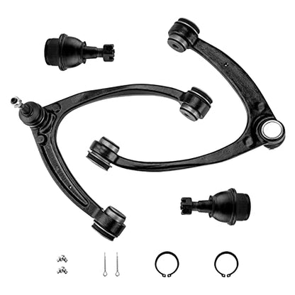 KAX 4pcs Front Control Arm w/Ball Joint for Chevy Silverado 1500 2007-2016, for Escalade 2007-2014 & chevy Avalanche/Suburban 1500/Tahoe & GMC Yukon 2007-2014/Sierra 1500, Forged Steel K80669 K80670 - size: Chevy Silverado 1500 2007-2016