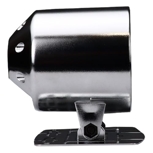 RACETECH 52mm Universal Single Gauge Mounting Cup & Stand – Chrome - color: Chrome, size: 52mm (2-1/16")