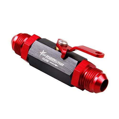 RYANSTAR AN8 Fuel Shut Off Valve 8AN Male Fitting Anodized Aluminum - color: AN8
