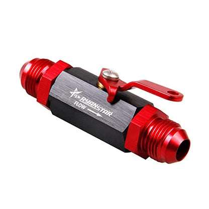 RYANSTAR AN8 Fuel Shut Off Valve 8AN Male Fitting Anodized Aluminum - color: AN8