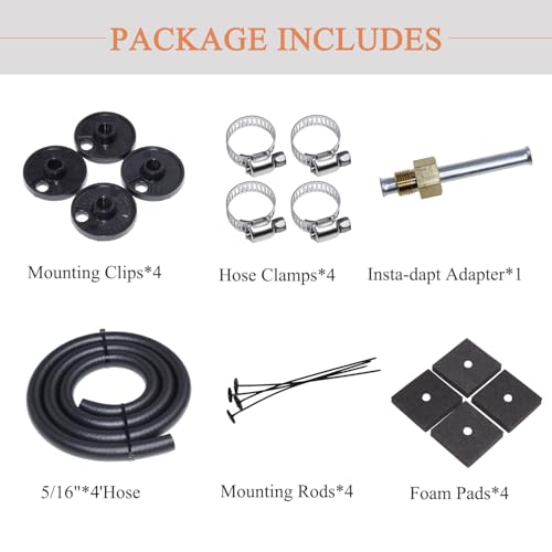 Transmission Oil Cooler Kit, Aluminium alloy Radiator with 5/16" Tube and Hose Mounting Kit(Silver) (6 Pass) - color: Silver, size: 6 Pass