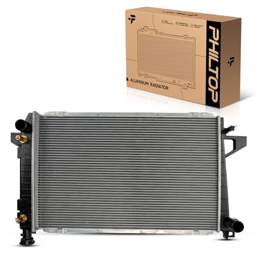PHILTOP CU1452 Radiator 27-1/2"Core Compatible With 1985-1992 Bronco 4.9L 1985-1996 F-150/F-250/F-350 4.9L (w/o A/C;w/ 1 Row Core) - size: 1985-1996 F-150 4.9L, 1985-1996 F-250 4.9L
