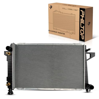 PHILTOP CU1452 Radiator 27-1/2"Core Compatible With 1985-1992 Bronco 4.9L 1985-1996 F-150/F-250/F-350 4.9L (w/o A/C;w/ 1 Row Core) - size: 1985-1996 F-150 4.9L, 1985-1996 F-250 4.9L