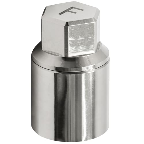 F-Type Wheel Lock Key, Replacement for Toyota Tacoma, 21mm Inner Diameter, Wheel Lock Nut Removal Tool, Anti-Theft Lug Nut Key Adapter - color: Silver, size: Socket F 21mm