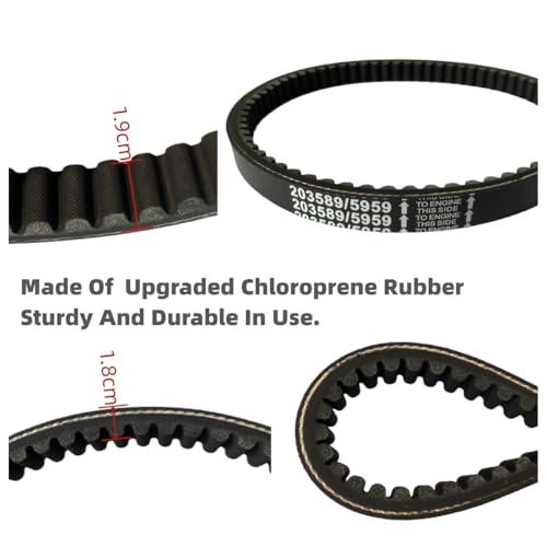3pcs 30 Series Go Kart Drive Belt Replaces Manco 5959 / Comet 203589