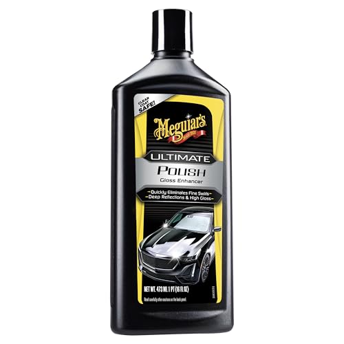 Meguiar's G19216EU Ultimate Car Polish Pre-Waxing Glaze 473ml. For deep reflections and maximum gloss - size: 15.99 Fl Oz (Pack of 1)