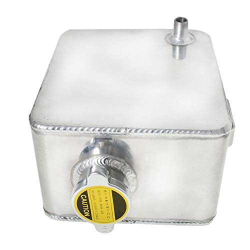 munirater Expansion Reservoir Tank 2.5L Aluminum Water Coolant Radiator Overflow Recovery Tank