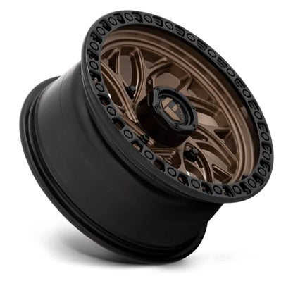 Fuel UTV D777 15X10 4X137 BRZ BLK-RING 00MM - D7771500A655