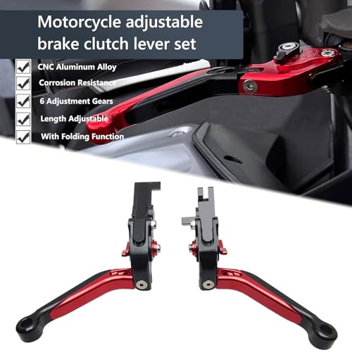 Brake Clutch Levers Replacement for Daytona Trident 660 - color: Red