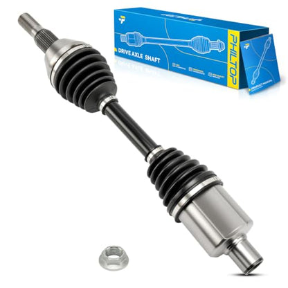 PHILTOP Front Left CV Axle for Chevrolet Impala 2000-2011, Buick LeSabre 2000-2005, Pontiac Grand Prix 1997-2008, Buick Century 2000-2005, Buick LaCrosse 2005-2009, 66-1255 CV Axle Shaft 1 PCS - size: 66-1255