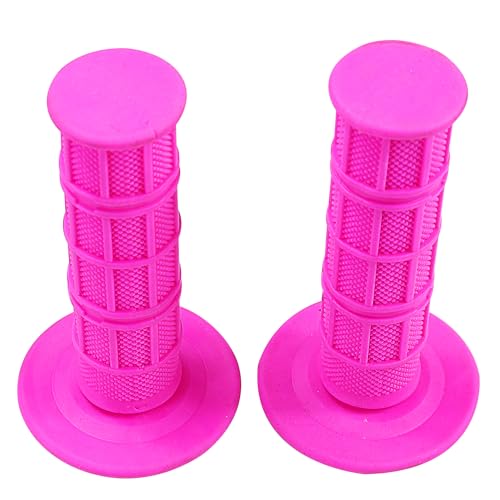 7/8" Handlebar Grips for 50cc-125cc CRF70 CRF80 TRX450 TTR90 TTR110 TTR125 PW80 RM80 DR650 KLX250 KLX300 KX65 SSR125 Pit Dirt Bike ATV Quad Motocross Motorcycles CT100U CT200U Mini Bike - color: Pink