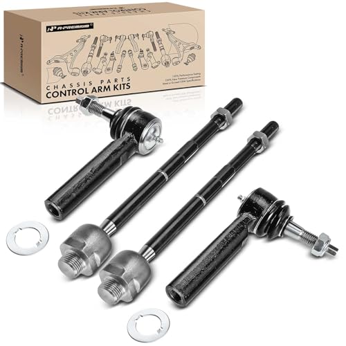 A-Premium Front Inner & Outer Tie Rod End Kit Fix Uneven Tire Wear