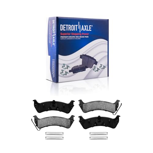 Detroit Axle - Brake Pads for Ford 1999-2003 Windstar, Front and Rear - size: 6P58095/Kit