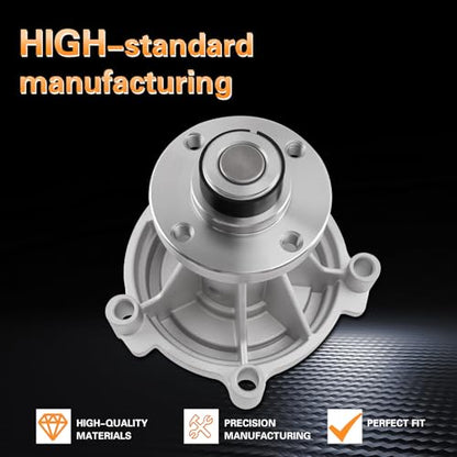 Water Pump Thermostat Kit Compatible with F-150 Expedition 4.6L 5.4L - size: 2007-2010 F-150