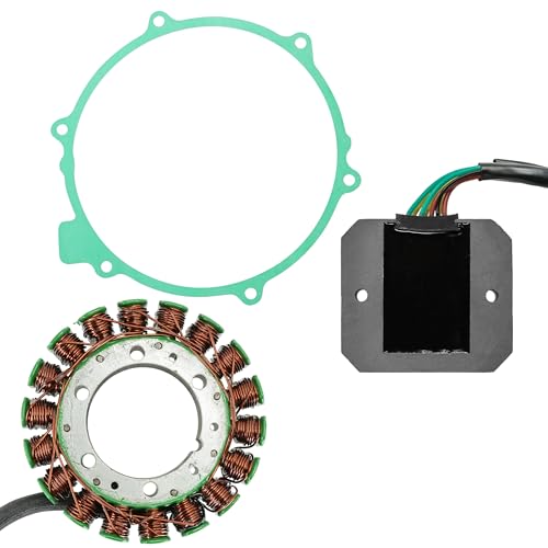 Caltric Stator and Regulator Rectifier with Gasket Compatible with Honda VF750S V45 Sabre 1982 1983 / VF750C V45 Magna 1982-1984