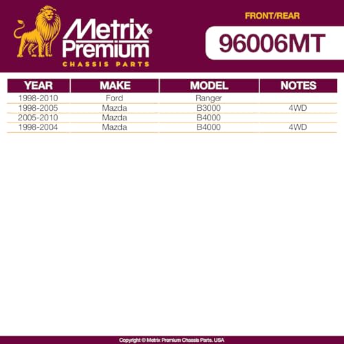 Metrix Premium Chassis Parts Sway Bar Link Kit Fits Ford Ranger 1998-2010 - size: 96006MT