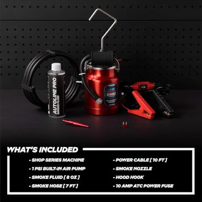 AutoLine Pro Shop Series Plus Smoke Machine - EVAP Leak Tester +Air Pump - style: Shop Series Plus