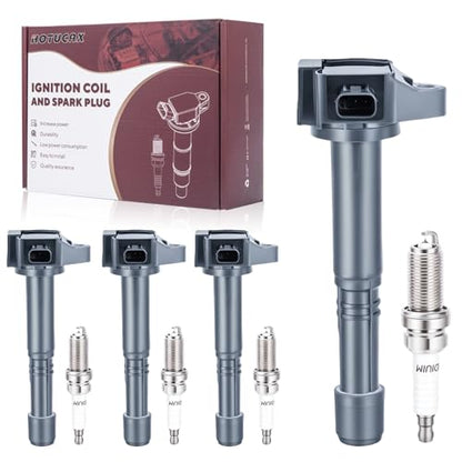 UF712 Ignition Coils & Spark Plugs Tune Up Kit, 4 Pack - size: UF712 & Spark Plugs