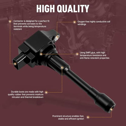 UF617 Ignition Coil Replace 22448-EY00A, 1 Pack - size: UF617 1Pcs
