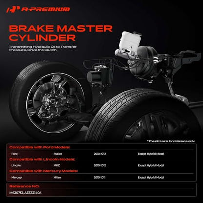 A-Premium Brake Master Cylinder without Reservoir