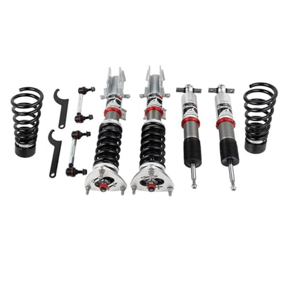 FAPO PF Coilovers for Ford Mustang S550 2015-2023, 32-way Damper Adjustable Height Adjustment Mono-Tube Lowering Suspension Coil Spring Shock Strut Kits - size: mustang 2015-2023