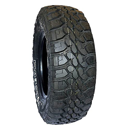 Forceum M/T 08 Plus Mud Off-Road Light Truck Radial Tire- 123/120Q Load Range E LRE 10-Ply OWL Outlined White Letters, 265/75R16 - size: 265/75R16