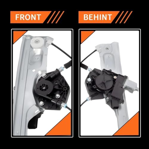 Front Left Window Regulator Compatible with Silverado 2014-2019