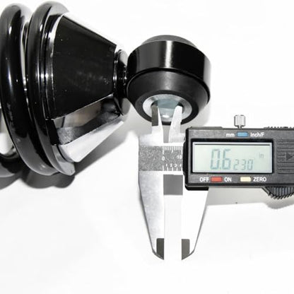 Rear Street Rod Coil Over Shock SET Black Coated Springs (Spring Rate:250) - size: Spring Rate:250