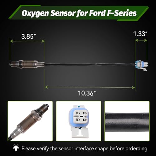 Oxygen Sensor 15895 O2 Sensor Compatible with Chevrolet Tahoe Suburban Silverado Express Malibu, Cadillac DeVille Eldorado Seville, GMC Yukon Sierra Savana, Pontiac G6