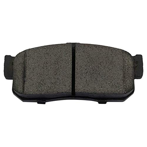 TRQ Front and Rear Brake Pad and Rotor Set Ceramic Vented Solid Rotors - style: BKA11209