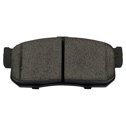 TRQ Front and Rear Brake Pad and Rotor Set Ceramic Vented Solid Rotors - style: BKA11209