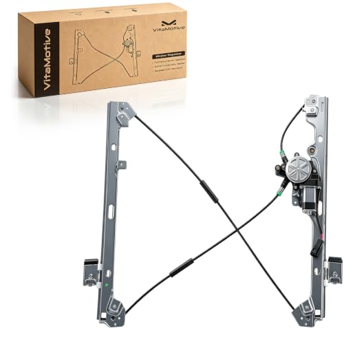 Front Left Driver Window Regulator with Window Motor Fit for Chevrolet Silverado 2500 HD 2001-2014, Tahoe 2000, GMC Yukon XL 2000-2014, Cadillac Escalade 2002-2010 15077853 15095843 740-179