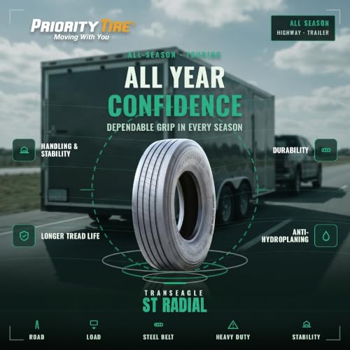 4 x Transeagle ST ST225/75R15 All Season F (12 Ply) All Steel Tires