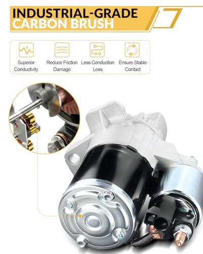 AATEE 17986N Starter Motor for:-Chevy Malibu 2008-2012 3.6L, Equinox 08-17 - style: 17986N