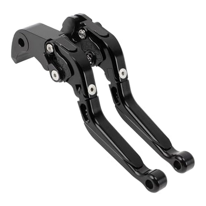 Brake Clutch Levers for Suzuki GSXR600 06-25 1 Pair Black - color: Solid Black