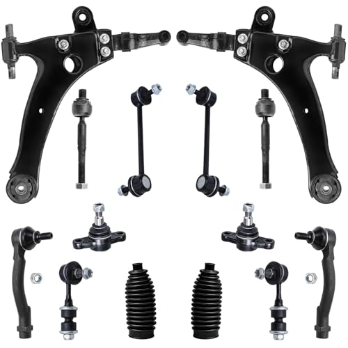 Detroit Axle - 14pc Front End Suspension Kit for Hyundai 1999-2001 Sonata - size: 14-2643/14PC