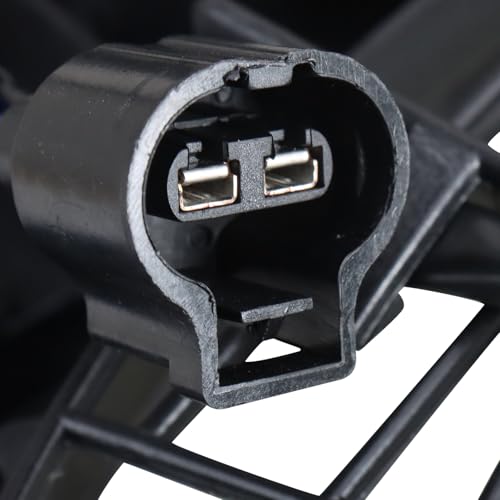 TRQ Radiator Dual Cooling Fan Assembly - style: RFA73759