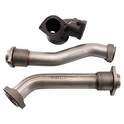 TRQ Right Turbo Up-pipe Kit