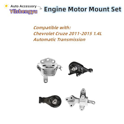Engine Motor Transmission Mount Kit for Cruze 2011-2017 - size: Cruze 2011-2015 1.4L