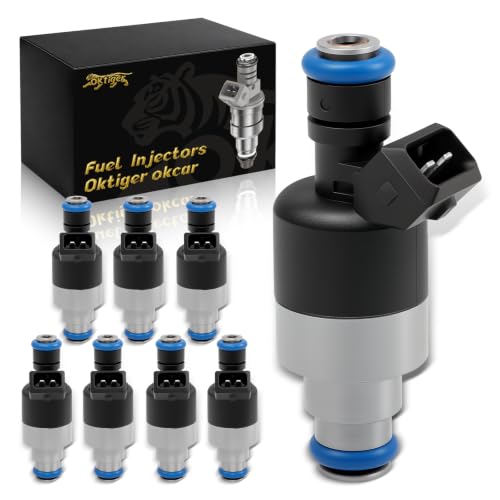 Oktiger Fuel Injectors 5.7L V8 for Chevy Camaro 1994-1997, Impala Corvette Caprice 1994-1996, Commercial Chassis, for Cadillac Fleetwood, for Buick Roadmaster, for Pontiac Firebird, 8PCS OE#17121068